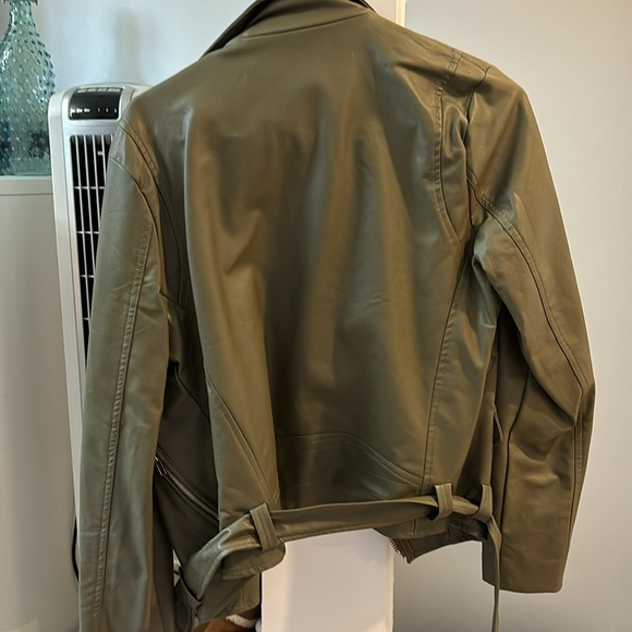 Olive green moto-style jacket - Picture 7 of 7